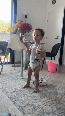 Morning domestic moments documented in Kiryat Bialik, Israel