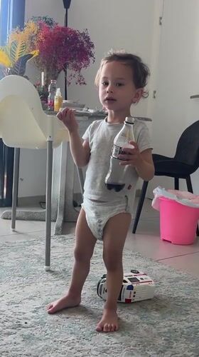 Morning domestic moments documented in Kiryat Bialik, Israel