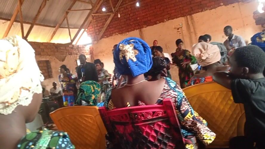 Gospel choir leads worship service in Makungu community church