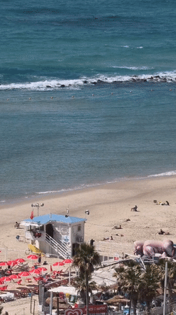 Aerial views capture Jordan's coast and cityscape Thursday