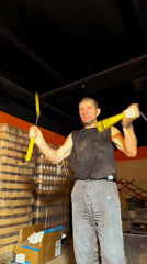 Warehouse martial arts training with multiple weapons, Qarağandı