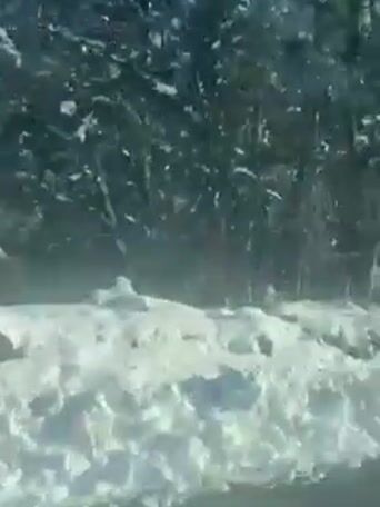 drive along a snow-covered road in Azrou, Morocco | Collective Memory