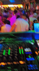 Female DJ performs at packed Moscow nightclub