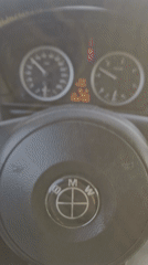 BMW dashboard cam captures early morning rural drive in Bulgaria