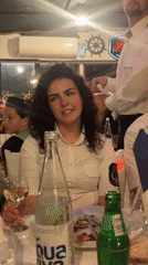 Restaurant celebration captured by witnesses in Budva, Montenegro