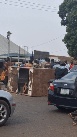 Street life documented in Sabon Tasha Nigeria neighborhood
