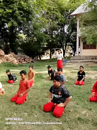 Children practice martial arts, attend school activities in Lhokseumawe