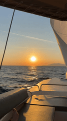 Sunset sailing captured near Anacapri during evening cruise