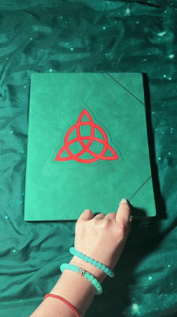 Person reads book about demon Belthazor in Wisła