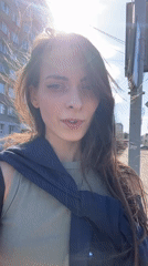 Woman documents brief journey through Krasnoyarsk in selfie videos