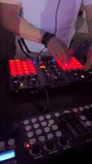 DJ performance and bar service documented at Chaikovsky venue