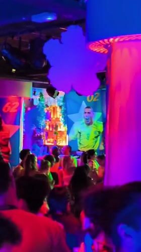 Barcelona bar crowd watches Brazil soccer match live