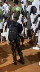 Nighttime crowd event in Unguwar Shanu, Nigeria