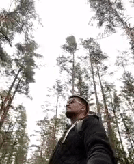 Forest walk documented in Прикамский Russia morning hour
