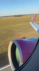 Wizz Air aircraft observed in flight over Budapest