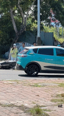 Traffic accident response in Đà Nẵng with motorcycle down