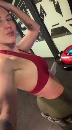 Woman documents workout session and hotel stay in Vietnam