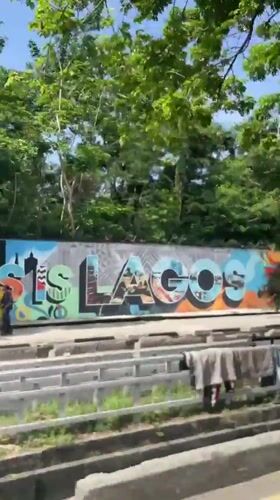 Street art and urban scenery documented in Ikoyi, Nigeria