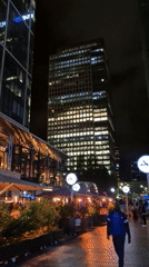 Evening street life captured across central London locations
