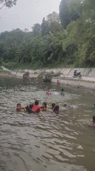Village life documented in Saweuk, Indonesia over one hour