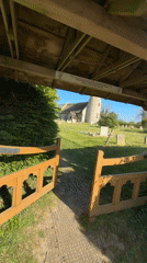 Historic St Mary's Church West Somerton documented by witness