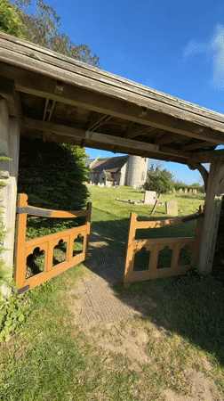 Historic St Mary's Church West Somerton documented by witness