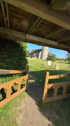 Historic St Mary's Church West Somerton documented by witness