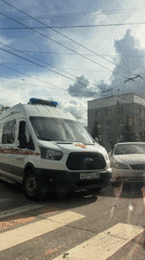 Traffic accident prompts ambulance response in Izhevsk, Russia