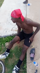 Youth enjoy rollerblading session on concrete courts in Akwanga