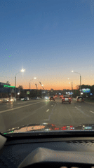Evening street scenes documented in Minsk during dusk hours