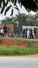 Large crowd gathers across multiple locations in Akwanga, Nigeria
