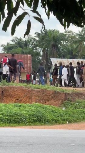 Large crowd gathers across multiple locations in Akwanga, Nigeria
