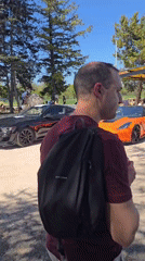 Sports car meet draws enthusiasts in Yambol, Bulgaria