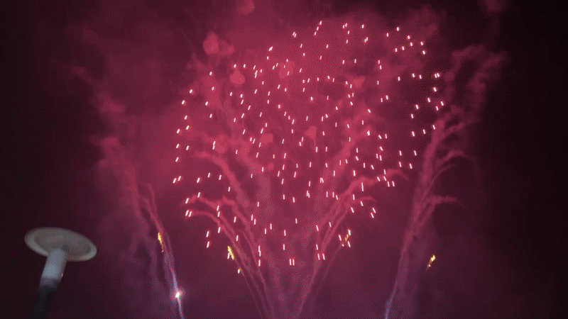 Fireworks night over Cala Rajada draws a crowd