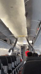 Vapor observed in aircraft cabin over Vietnam