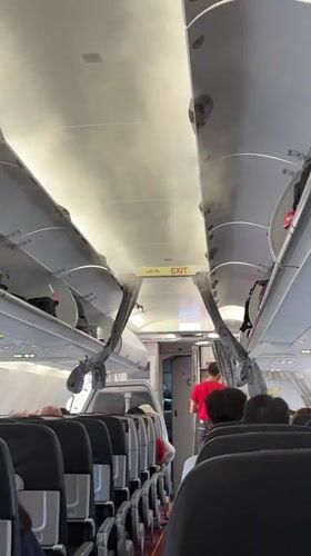 Vapor observed in aircraft cabin over Vietnam