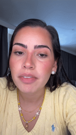 Woman records makeup tutorial in San Bernardino Tlaxcalancingo