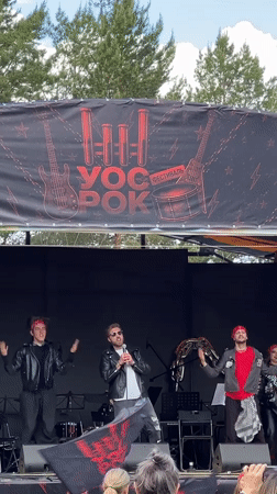 U.S. Rock Festival held in Chaykovsky, Russia with performances