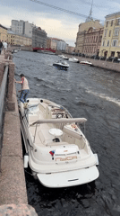 Routine canal life documented across St. Petersburg waterways