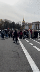 Victory Day gatherings and protests reported across Saint Petersburg
