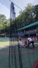 Baseball game captured on video in Seoul during morning hours