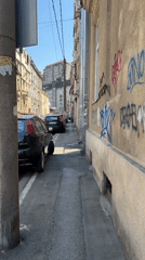 Quiet Sunday morning energy on the streets of Belgrade