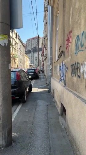 Quiet Sunday morning energy on the streets of Belgrade