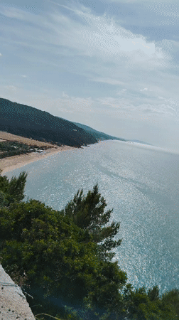 Coastal Views Captured from Vico del Gargano Clifftops