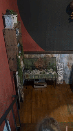 Rustic interior decor documented at Patong establishment