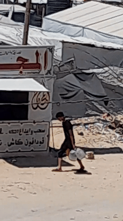 Daily life inside a Khan Yunis displacement camp
