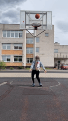Casual basketball game observed at outdoor court in Brest
