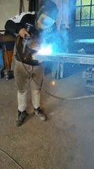 Early morning industrial work documented in Burgas, Bulgaria