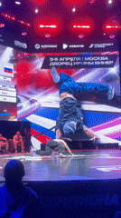 Breakdancing competition quarterfinals held at Moscow's Irina Viner Palace