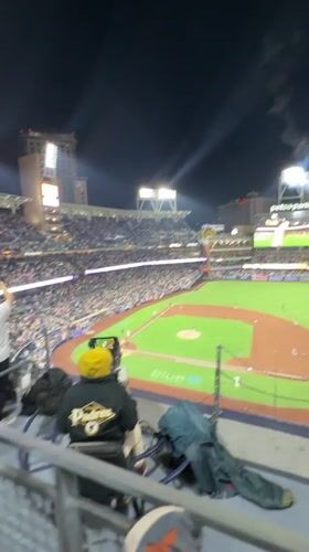 Night game at Petco Park, San Diego